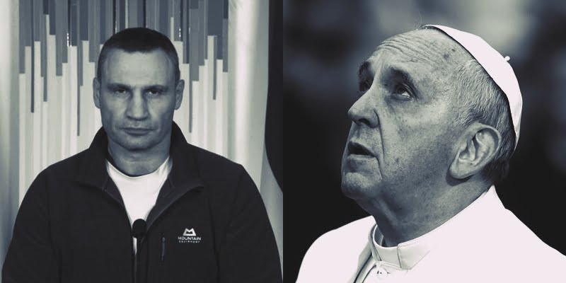 Papa Francisc, invitat la Kiev de primarul Vitali Klitschko în contextul invaziei rusești
