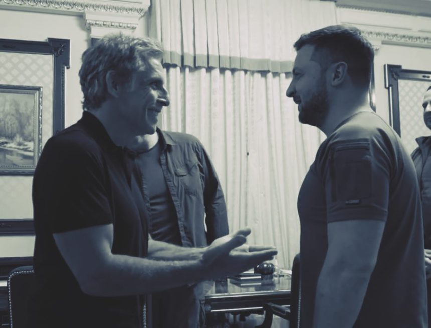 Vizită inedită la Kiev – Actorul Ben Stiller s-a întâlnit cu Volodimir Zelenski: „Ești eroul meu!”