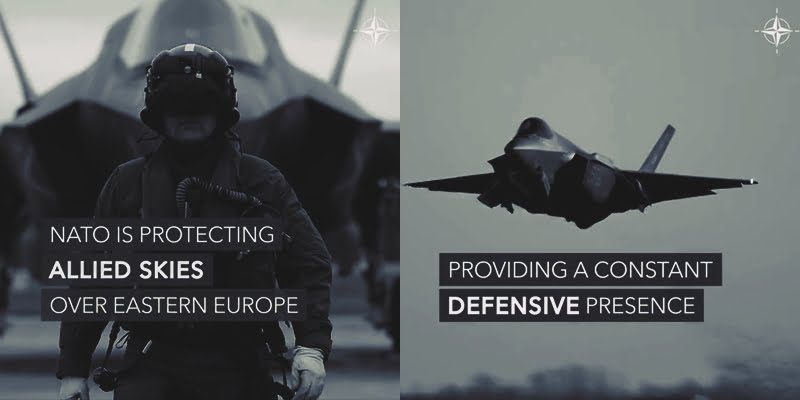 VIDEO: NATO, într-un grad ridicat de vigilență în Europa de Est. Avioanele de supraveghere și de luptă patrulează non-stop